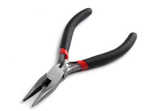 Professional 2-in-1 Chain Nose Cutting Pliers with Serrated Jaws, 125mm