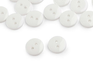 Premium Round 2-Hole Plastic Buttons for Sewing, Knitting, and Crafts – Sizes 16, 18, and 20