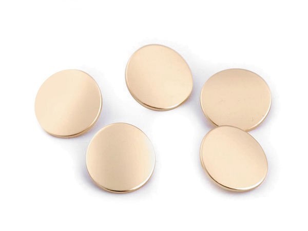Premium Matte Shank Metal Buttons for Jackets, Coats, and Blazers - Sizes 28 & 32