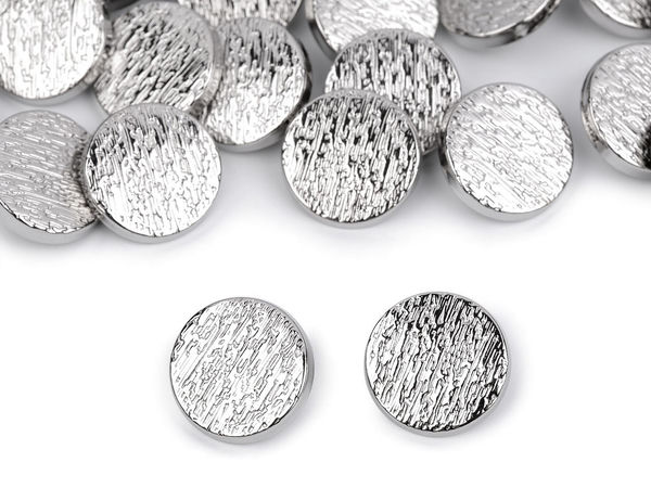 Premium Tree Bark Textured Metal Shank Buttons for Coats, Jackets and Sweaters - 28 & 36 Sizes