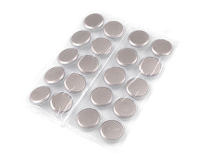 Premium Metal Shank Buttons (Size 36" / 23mm) - Rounded Edge Sew-on Buttons for Coats, Jackets, Vests, and Accessories