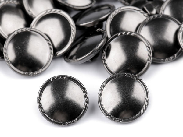 Premium Metal Shank Buttons, Size 30 (19mm) for Coats, Jackets, and Accessories