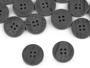 Premium Laser-Engraved 4-Hole Buttons for Coats, Sweaters and Vests - Multi-Size Selection