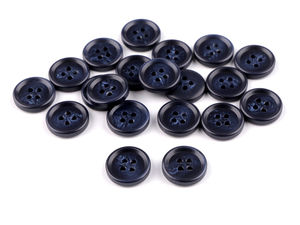 Classic Four-Hole Patina Suit and Coat Buttons - Premium Tailoring Fasteners