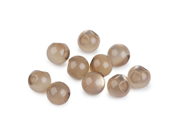 Elegant Cat's Eye Pearl Effect Sew-On Buttons (10mm) for Bridal Wear, Blouses, and Knitwear