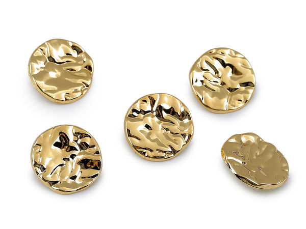 Premium Metal Jeans Buttons - Size 40 (25mm) Shank Fasteners for Denim, Jackets, and Outerwear
