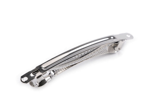 Premium French Style Barrette Blanks - Unfinished Metal Hair Clip Components for DIY Jewelry & Hair Accessories, 7.5x78mm