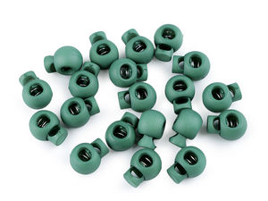 Premium Round Nylon Cord Locks (15x19mm) - Durable Drawstring Toggle Stoppers for Clothing, Sportswear, and Bags