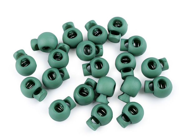 Premium Round Nylon Cord Locks (15x19mm) - Durable Drawstring Toggle Stoppers for Clothing, Sportswear, and Bags