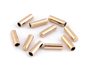 Premium Metal Cord End Caps Ø4mm - Round Drawstring Tips & Cord Terminals