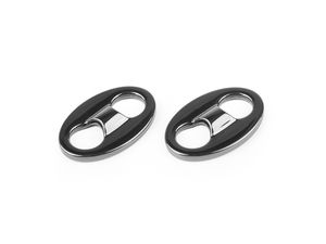 Premium Metal Cord Lock Stopper with Dual 8mm Holes for Outerwear, Hoodies, and Bags