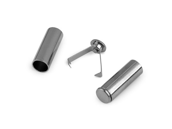 Round Metal Cord End Cap with Integrated Grip Teeth (Ø6mm) – Glue-Free Drawstring Fastener