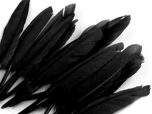 Premium Decorative Duck Feathers (9-14 cm) - 20-Pack for Crafts, DIY, and Home Decor