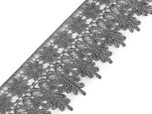 Premium Guipure Lace Applique Sewing Trim, 70mm Width (13.5m Roll)