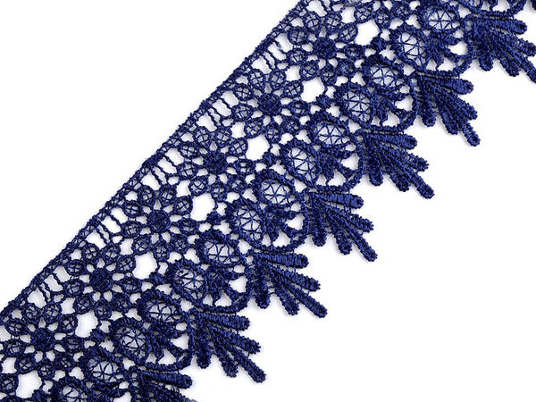 Premium Guipure Lace Applique Sewing Trim, 70mm Width (13.5m Roll)