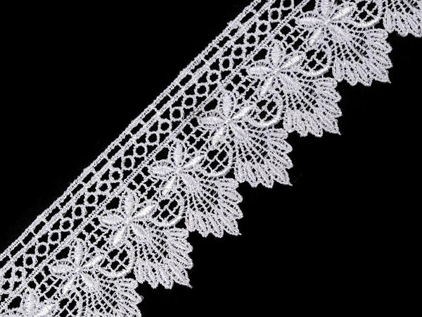 Premium Guipure Lace Applique Sewing Trim (55mm) - Elegant Floral Embroidery Ribbon for Bridal Wear, Dressmaking, and Crafts