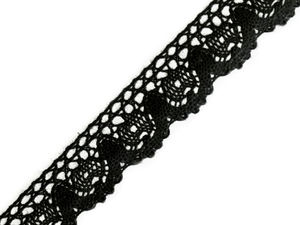 Premium 25mm Cotton Bobbin Lace Trim - Elegant Patterned Decorative Edging for Tablecloths, Apparel, and Scrapbooking