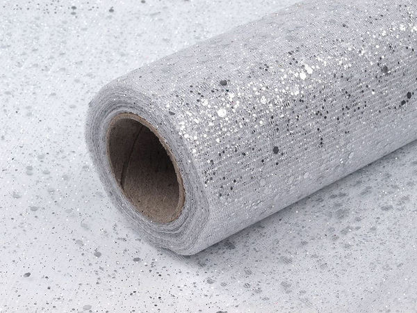 Premium Glitter Tulle Ribbon Fabric (20cm Width) for Crafting, Decorating, and Gift Wrapping