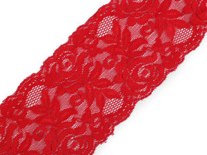 Premium Wide Stretch Elastic Lace Trim (80-100mm) - Floral Lace Ribbon for Lingerie, Apparel, and Home Decor