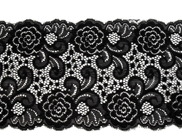 Premium Floral Stretch Elastic Lace Trim (15 cm) | Elegant Haberdashery Ribbon for Lingerie, Apparel, and Headbands