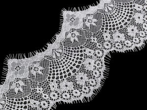 12cm Premium French Lace Trim – Delicate Floral Lace Ribbon for Wedding Gowns, Lingerie, and Crafts