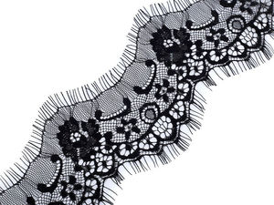 Premium French Floral Lace Trim (10cm Width) – Elegant Delicate Lace Ribbon for Bridal Wear, Dresses, Blouses, and Lingerie (3m Pack)