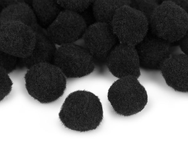 Premium Decorative Craft Pom-Poms (20mm) – Fluffy Soft Pom-Poms for DIY Jewelry, Accessories, and Haberdashery