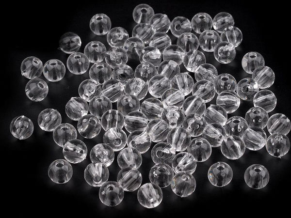 Premium 6mm Round Plastic Beads – High-Quality Craft Beads for DIY Jewelry, Bracelets, and Creative Art Projects