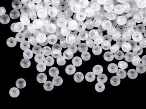 Preciosa Rocaille Seed Beads 8/0 (3mm) - Premium Czech Glass Beads for Embroidery and Jewelry Making (20g)