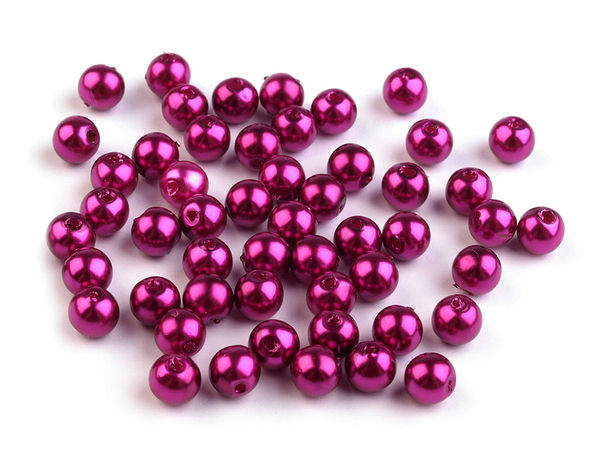 Premium 6mm Lightweight Imitation Pearl Beads – High-Gloss Glance Acrylic Pearls for Jewelry Making and Crafting