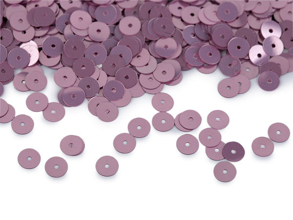 Premium 6mm Loose Flat Sequins with Metallic Finish - 50g Bulk Pack for Apparel, Crafts, and Embellishments