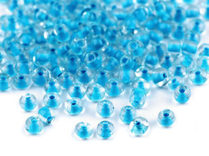 Premium Glass Seed Beads 6/0 (4mm) – Vibrant Inside-Color Spacer Beads for Jewelry Making and Crafting (50g Pack)
