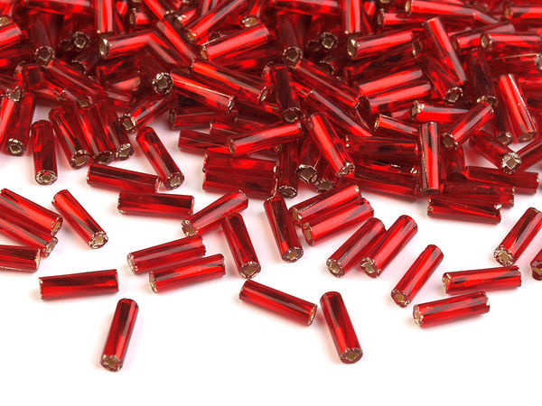 Preciosa Twisted Bugle Beads - 6mm Premium Czech Glass Beads for Jewelry Making and Holiday Crafts (20g)
