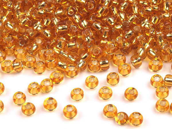 Preciosa Czech Glass Seed Beads 8/0 (3mm) - Premium Round Beads for Jewelry Making and Embroidery