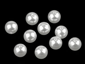 Premium 10mm High-Gloss Imitation Pearl Beads for Jewelry Making & DIY Crafts