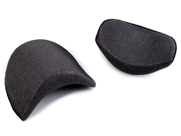 Premium 20mm White Shoulder Pads - High-Resilience Garment Shaping Inserts for Tailoring and Coats