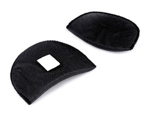 Premium 10mm Shoulder Pads with Velcro Fastening and Embroidered Edges
