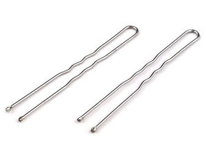 Elegant 60mm Minimalist Hairpin - Secure-Hold Metallic Hair Slide for Fine and Thick Hair