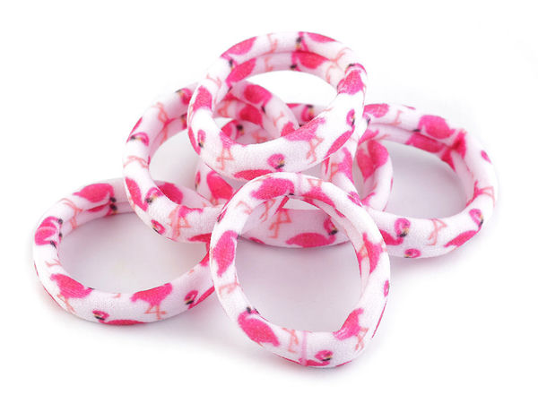 Premium Elastic Hair Bands - Gentle Decorative Charm Hair Ties (6-Piece Set)
