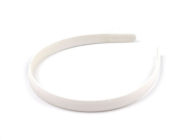 Premium Smooth Plastic Headband with Inner Teeth - Flexible DIY Craft & Styling Base for Adults and Kids