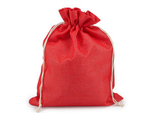 Premium Jute Imitation Drawstring Gift and Craft Bags (22 x 28 cm)