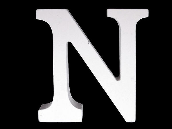 Premium 3D Wooden Alphabet Letters and Symbols - Freestanding White Decorative Monograms for Crafts, Home Decor, and Events