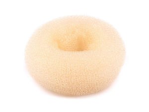 Premium Hair Bun Donut Maker (7.5 cm) - Volume-Boosting Mesh Ring Shaper for Ballerina Buns, Updos, and Tousled Hairstyles