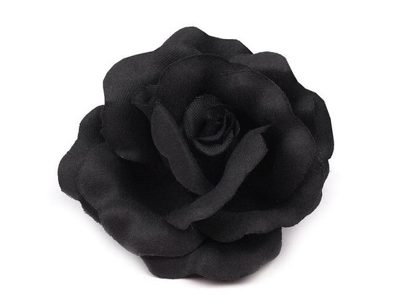 Elegant Rose Hair Clip and Brooch Pin - Dual-Use Floral Accessory (6cm)