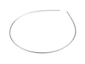 Premium Metal Headband Base for DIY Hair Accessories & Jewellery Making - 1mm Jewellery Wire (37cm)