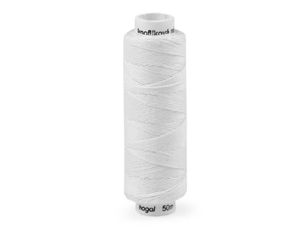 Premium Linen Button and Craft Thread (50m) – High-Strength Heavy-Duty Sewing Thread for Buttons and Heavy Clothing (TEX 40x3)