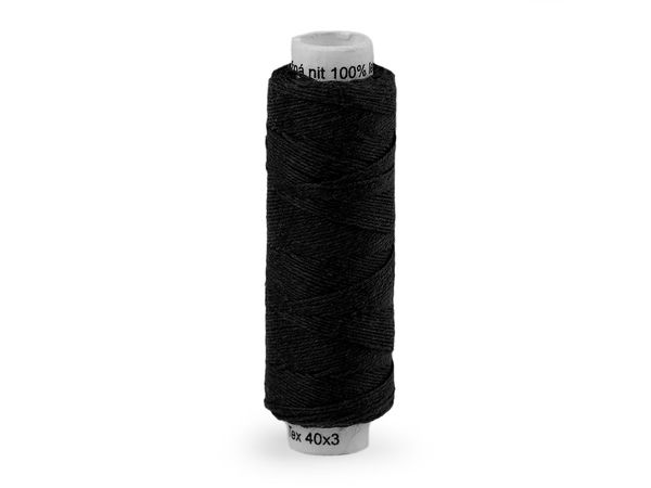 Premium Linen Button and Craft Thread (50m) – High-Strength Heavy-Duty Sewing Thread for Buttons and Heavy Clothing (TEX 40x3)