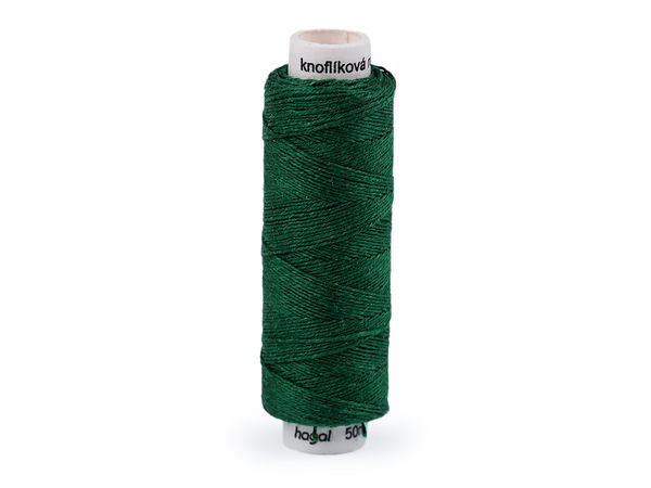 Premium Linen Button and Craft Thread (50m) – High-Strength Heavy-Duty Sewing Thread for Buttons and Heavy Clothing (TEX 40x3)