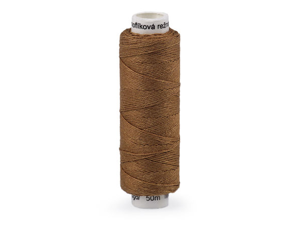 Premium Linen Button and Craft Thread (50m) – High-Strength Heavy-Duty Sewing Thread for Buttons and Heavy Clothing (TEX 40x3)