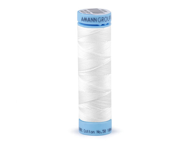 Amann Triana Premium 100% Cotton Sewing Thread – 100m, Ticket No. 50 | High-Strength Thread for Apparel, Bedding & Home Textiles